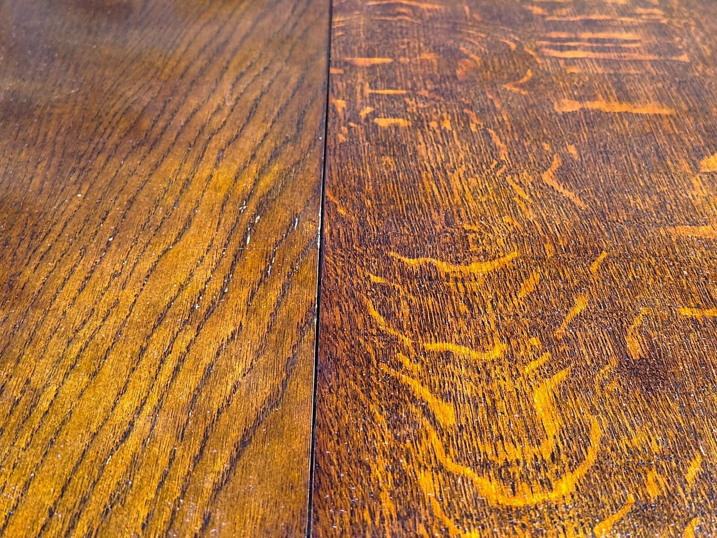 George III Revival Oak Extending Dining Table Titchmarsh Goodwin
