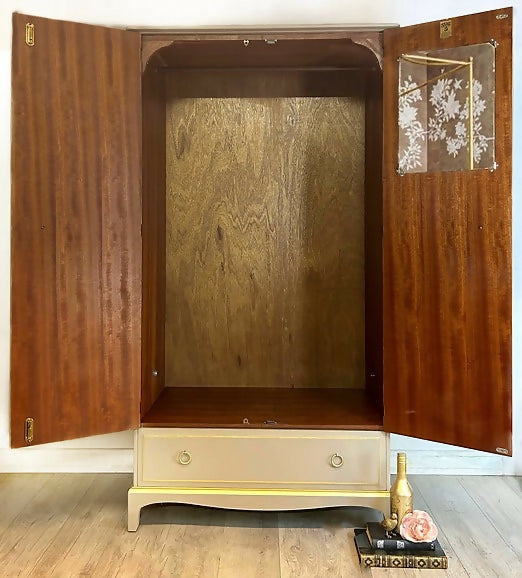 Stag Double wardrobe Blossom Flight Single Drawer