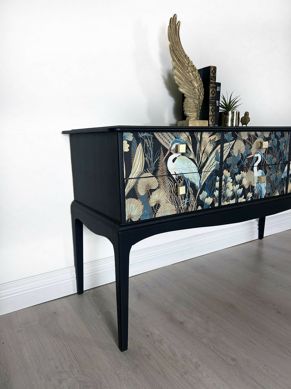 Pretty Black Stag sideboard/ console table