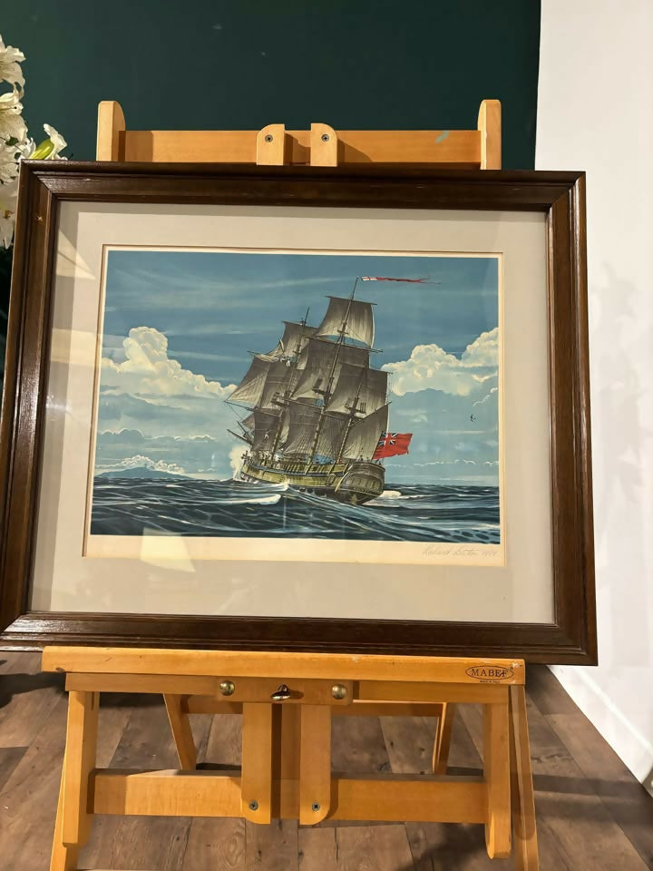 Vintage Lithograph By Richard Linton0