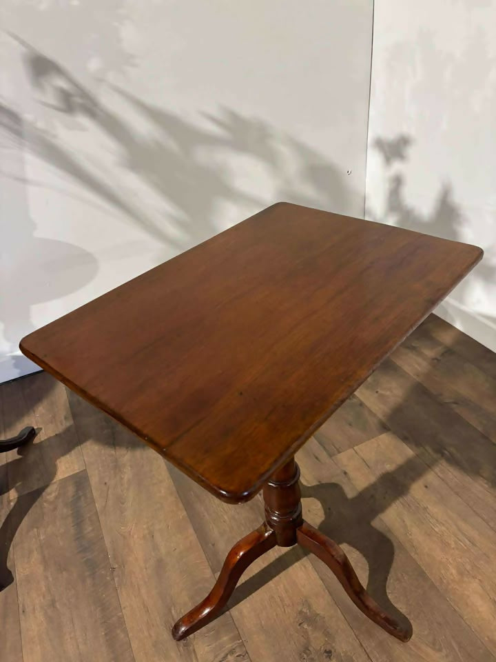 Victorian Mahogany Lamp Table On Tripod Base