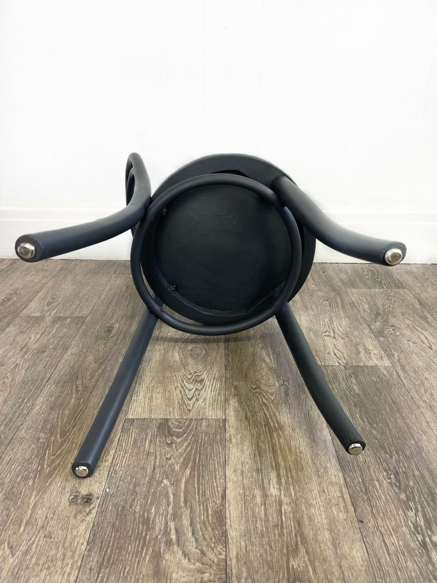 Vintage Grey Bentwood Thonet Style Bistro Chair