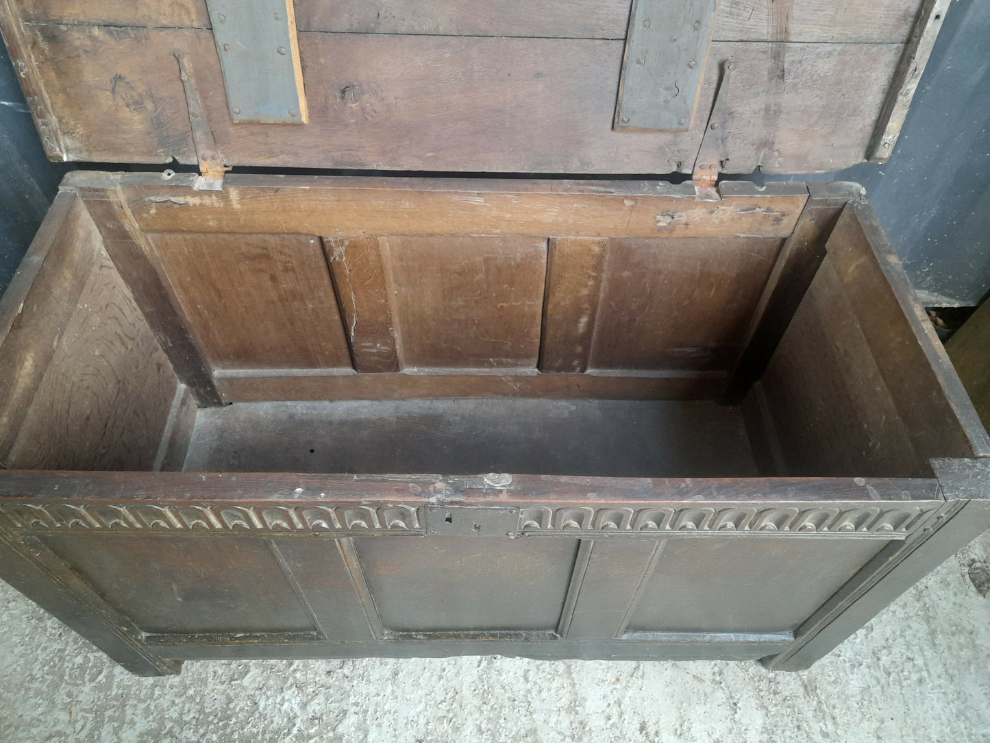 Antique Oak Coffer
