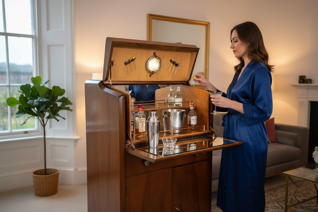 Mid Century Nathan Drinks Cabinet