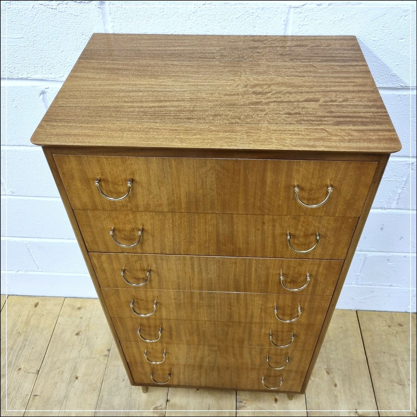 vintage chest of drawers teak G Pla Era Eon mid century danish design