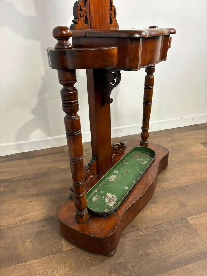 Victorian Mahogany Totem Hat & Coat Stand