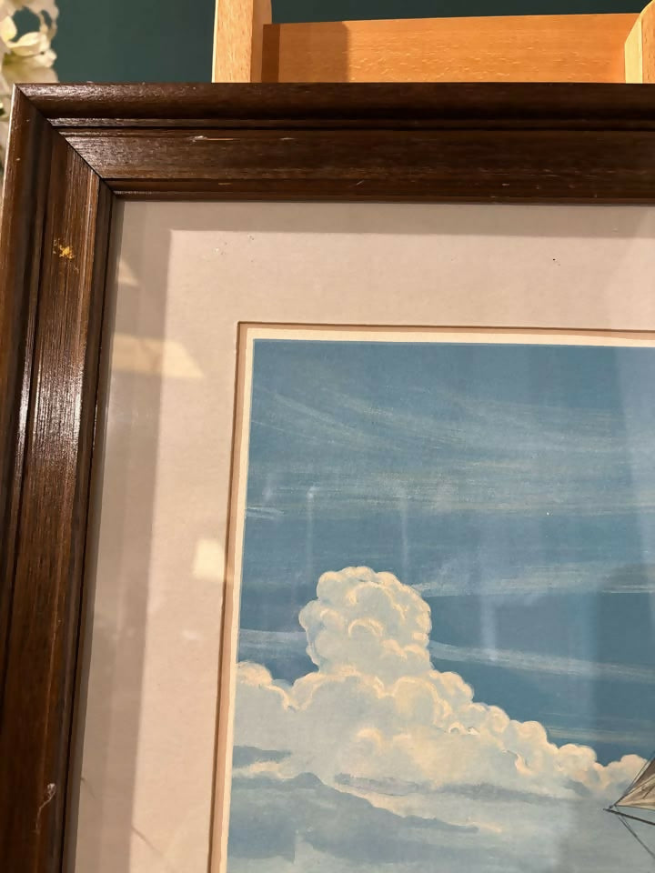 Vintage Lithograph By Richard Linton99