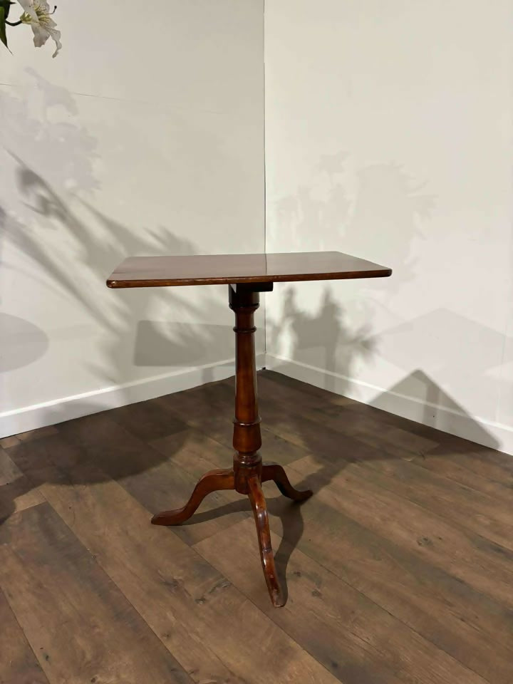 Victorian Mahogany Lamp Table On Tripod Base
