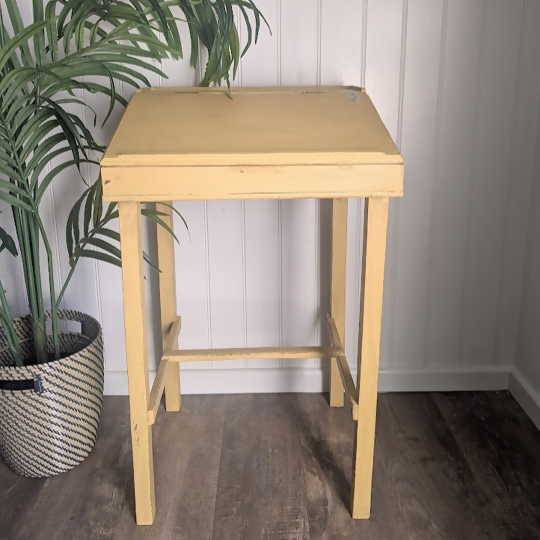 Mustard Yellow Vintage Desk R01041 6