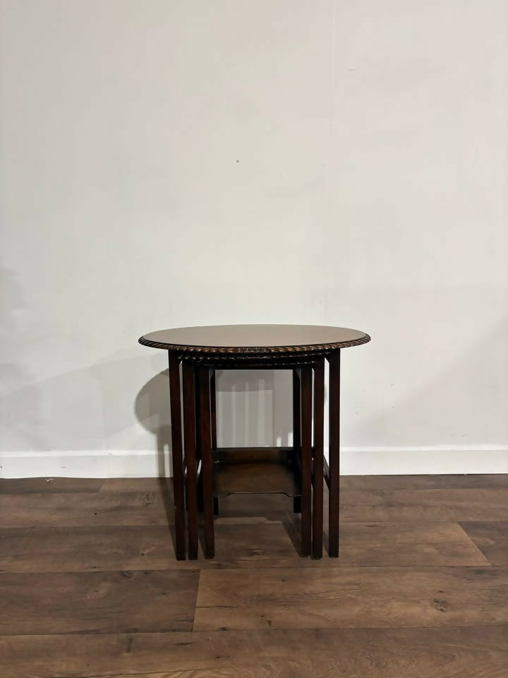 Mid Century Mahogany Nest Of Tables4