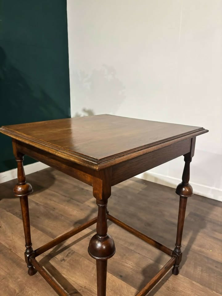Early 20th Century Oak Window Table9
