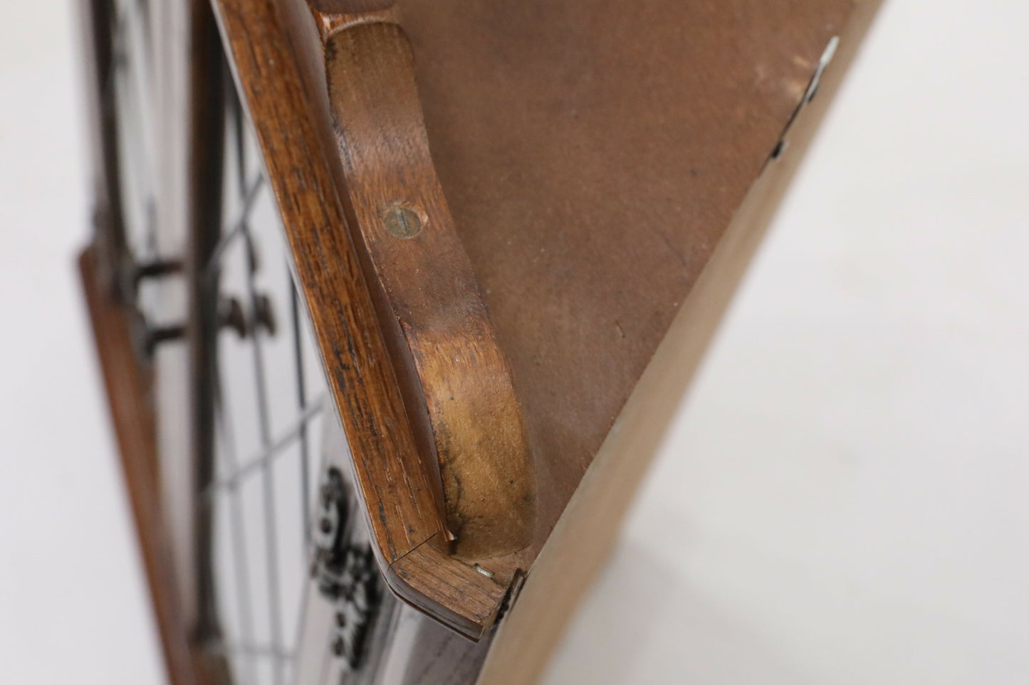 Old Charm Oak Hanging Corner Display Cabinet in Tudor Brown FREE UK Delivery. SBR9519/0309D