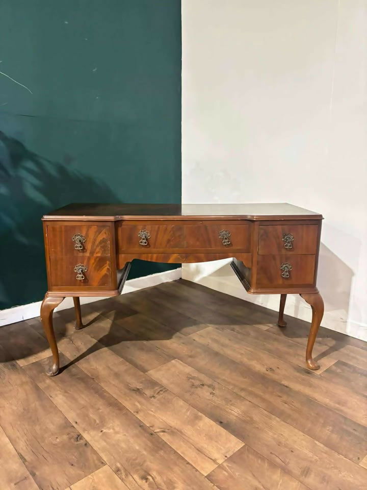 Vintage Walnut Dressing Table Deskvb