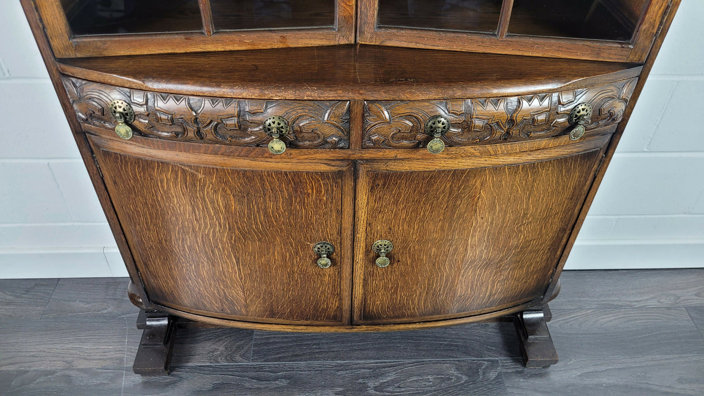 Ercol Glazed Display Cabinet Unit, 40s