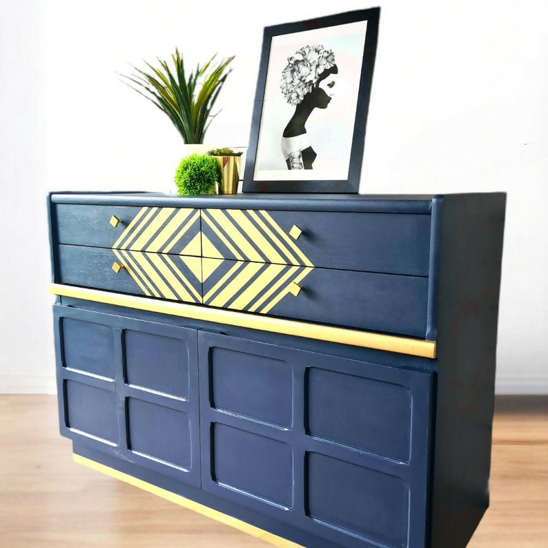 Bleu Nathan sideboard media drinks cabinet