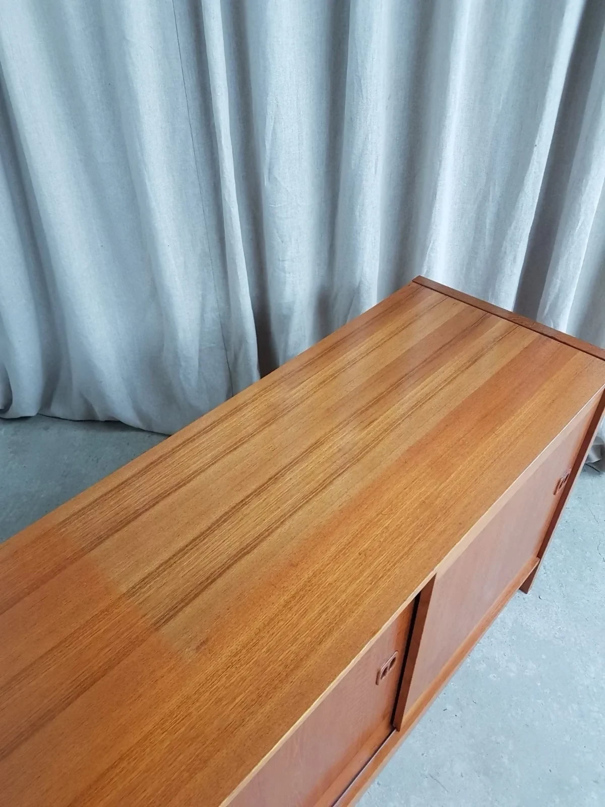 Vintage Mid Century Clausen & Son Large Danish Sideboard Media Cabinet Unit R911