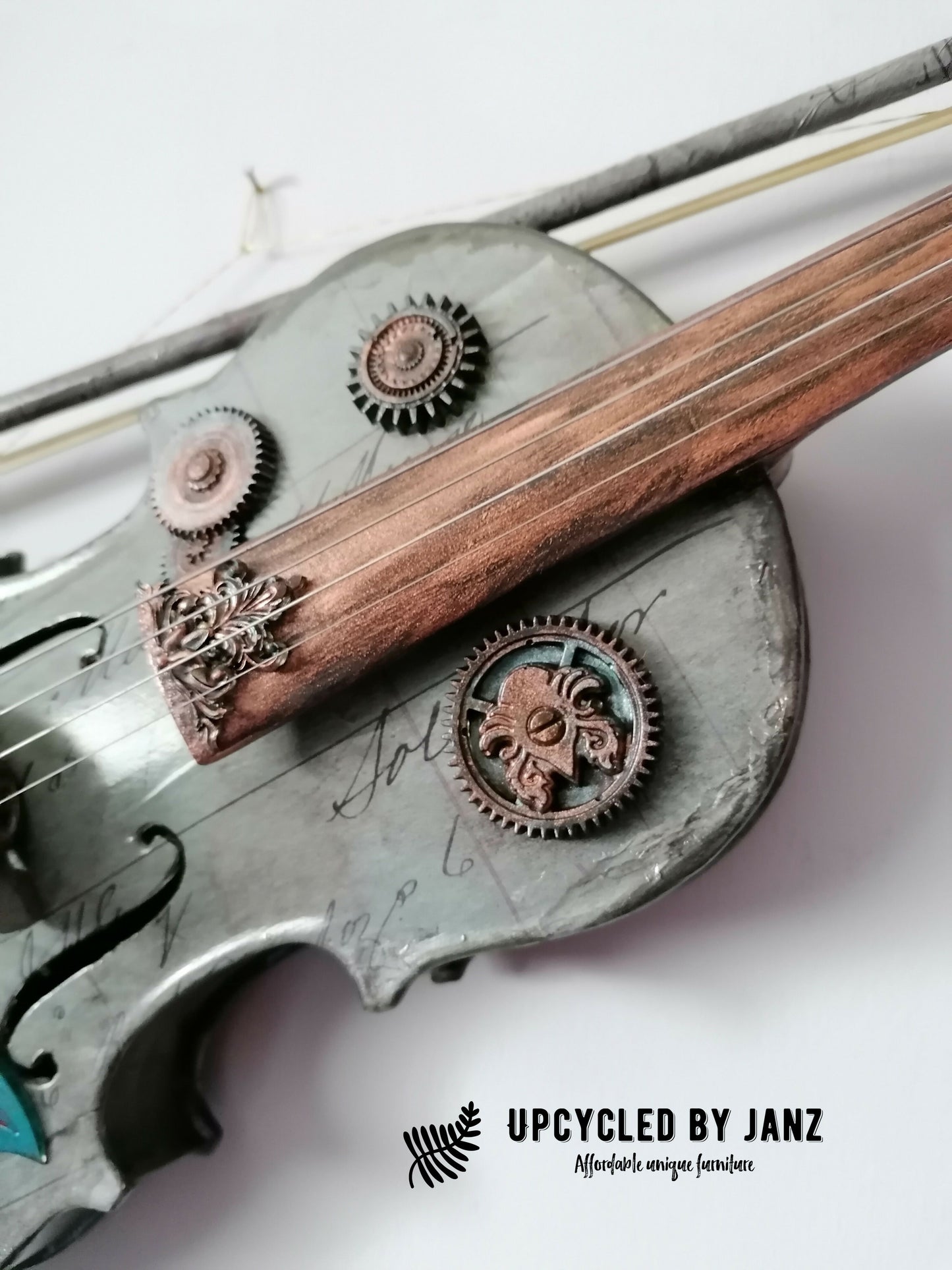 Steampunk Wall Art Violin
