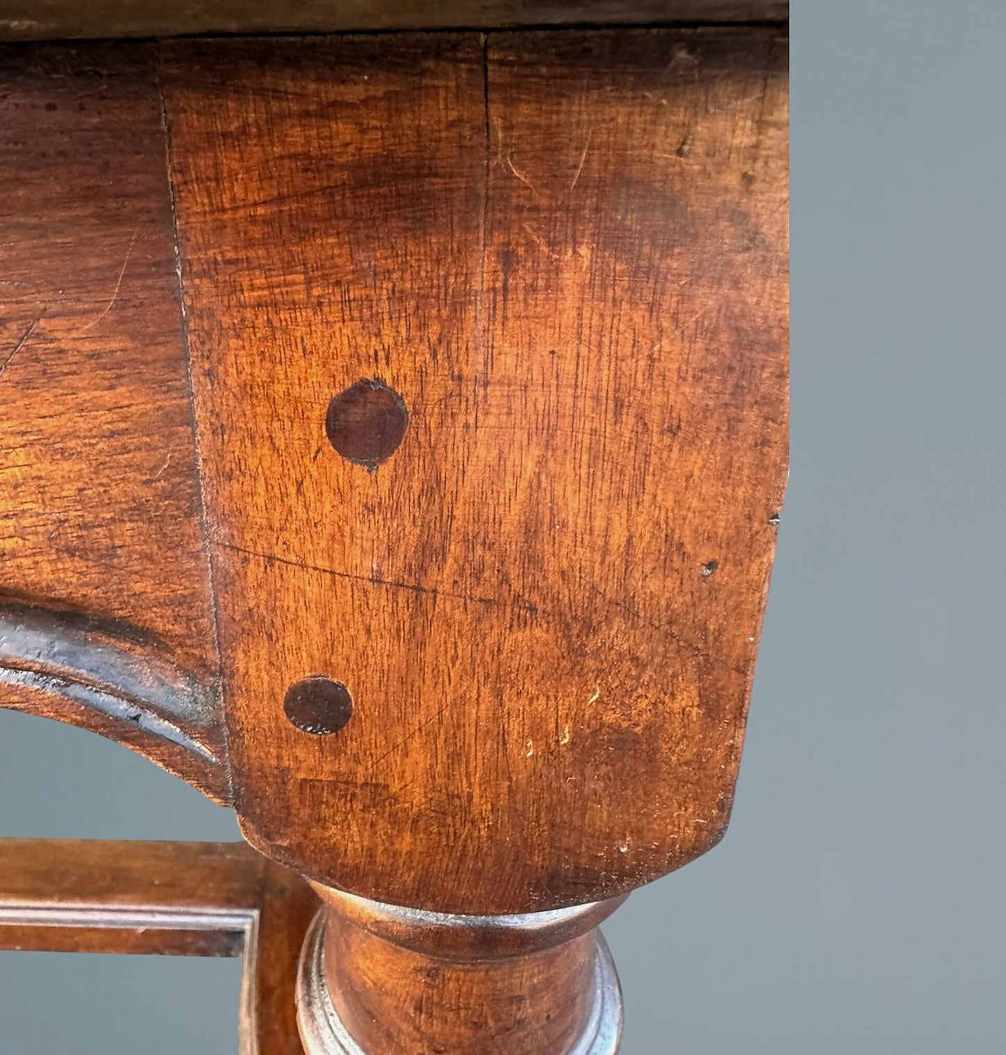 Large French Walnut Country Dining Table