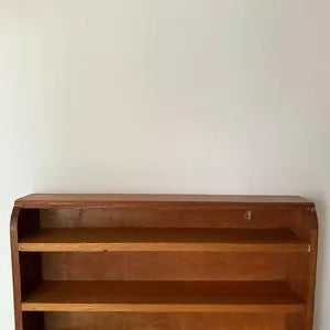 Vintage Mid Century Teak Kitchen Tidy Wall Shelf Organiser