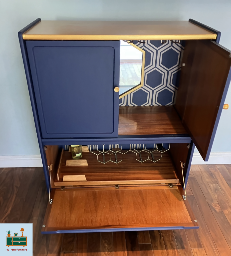 Nathan Squares Cocktail Cabinet (NOW SOLD - please message for details on a bespoke item I can create for you like this)