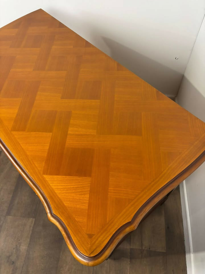 French Style Three Drawer Mahogany Bedroom Chest