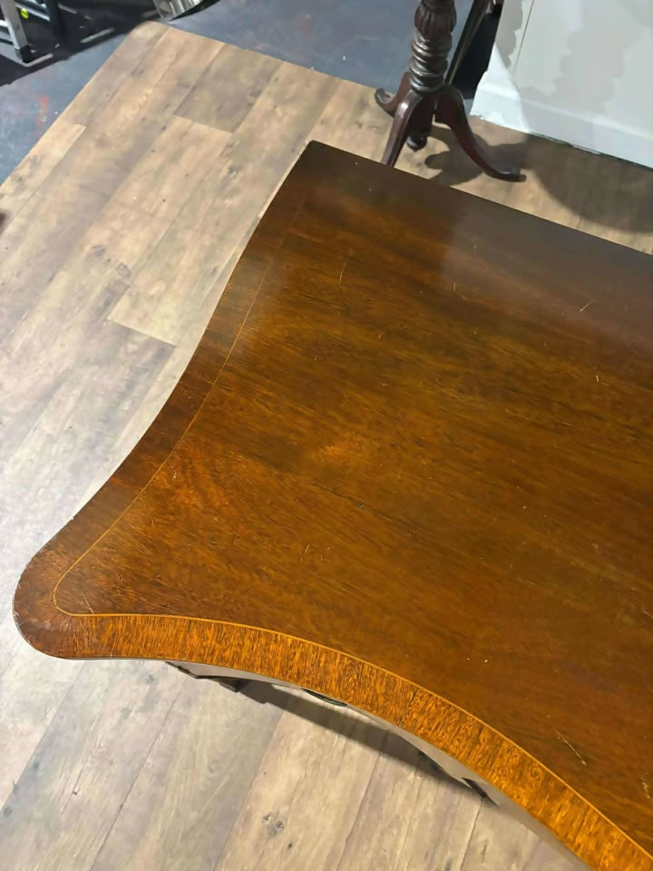 Reproduction Georgian Style Serpentine Mahogany Sideboard by G.T. Rachstraw