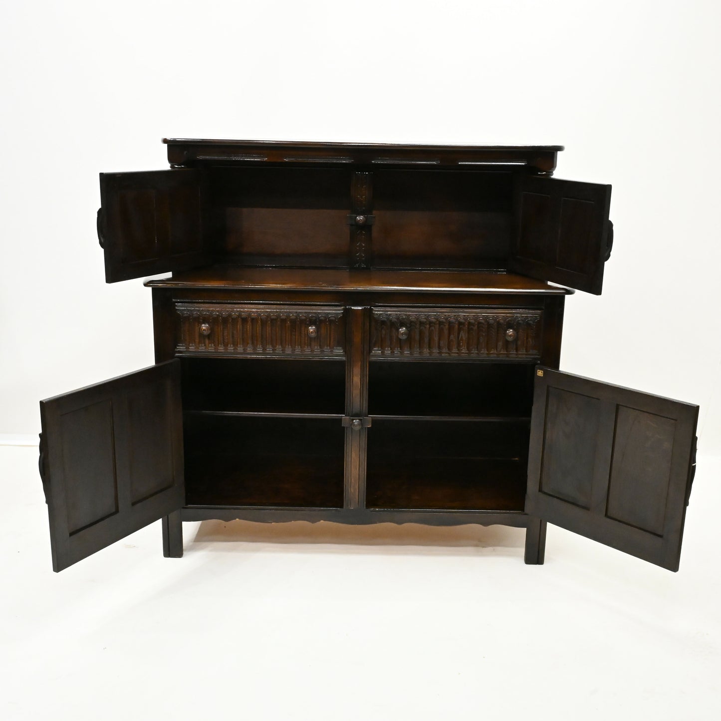 Original Ercol Old Colonial Buffet Sideboard 1960s Blue Label FREE UK Delivery. SBR10022/3001E