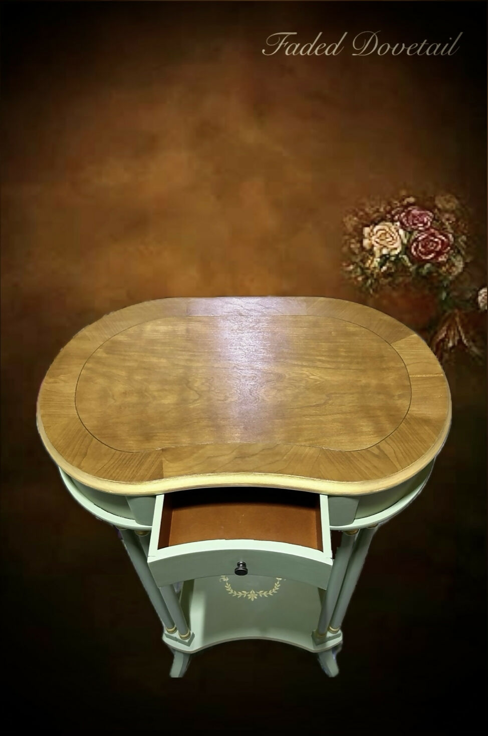 Oval Console Table