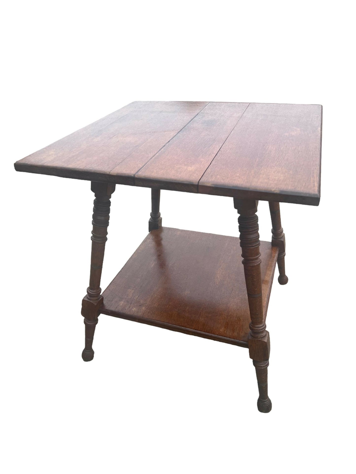 Antique Oak Side Table: Charles Locke Eastlake manner