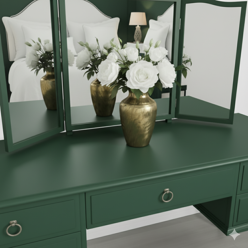 Stag minstrel green dressing table