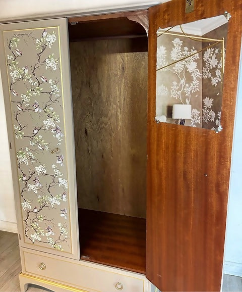 Stag Double wardrobe Blossom Flight Single Drawer