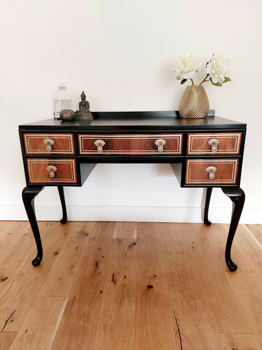 Queen Anne Style Dressing Table/Desk/Console Table