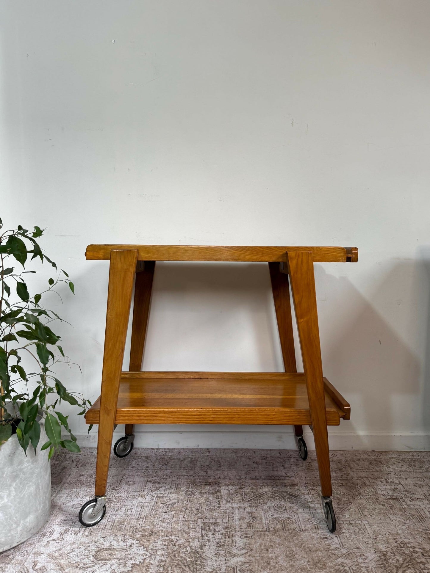 Mid century retro vintage trolley drinks Danish design