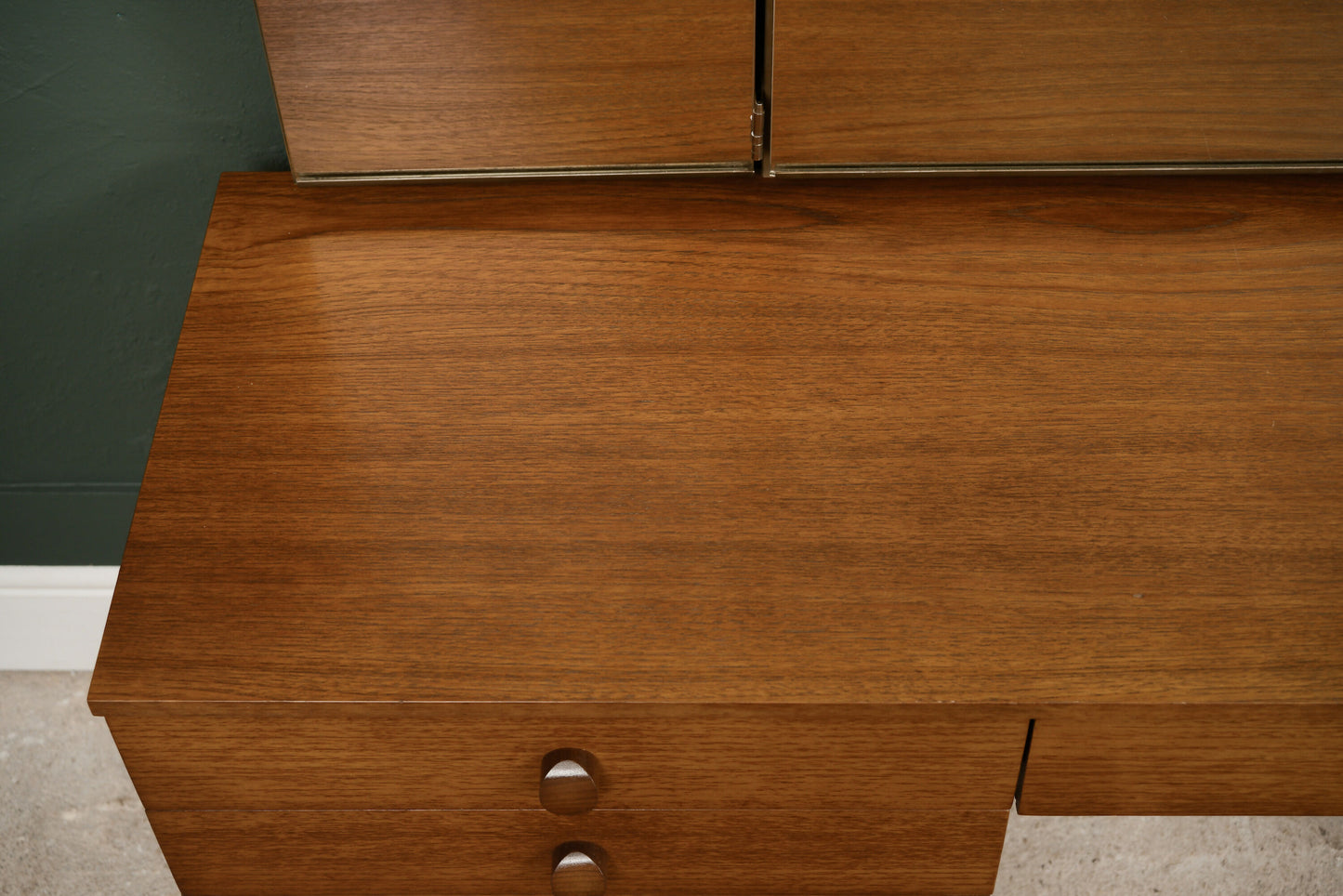 Mid Century Teak Dressing Table with Mirrors - Avalon