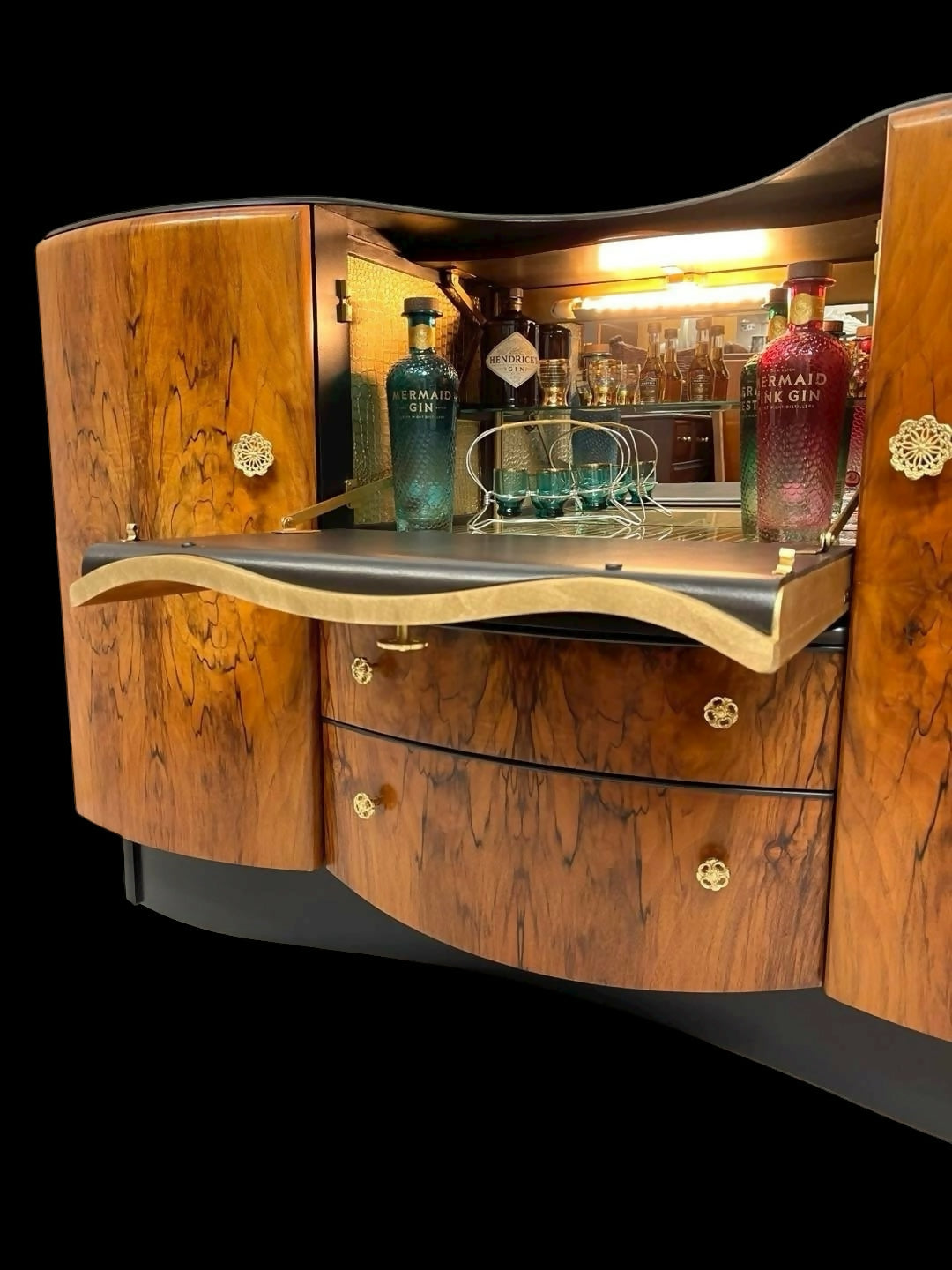 Mid Century Beautility Drinks Cabinet Sideboard Cocktail Bar Retro 1960 Vintage