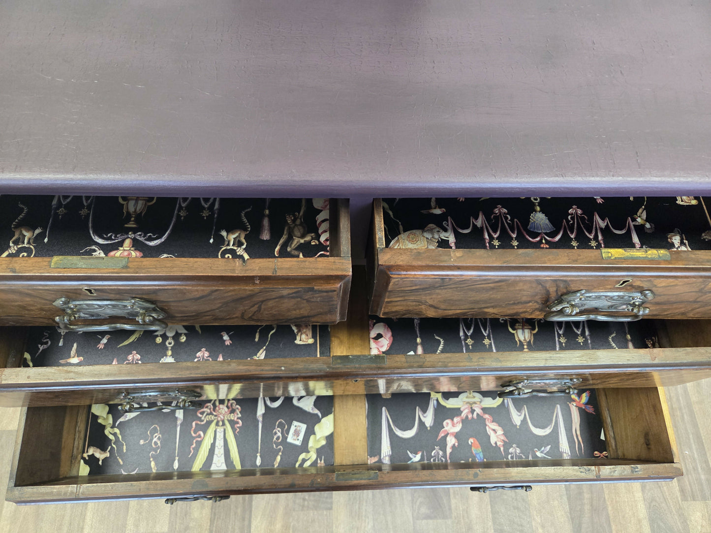 Vintage wooden drawers