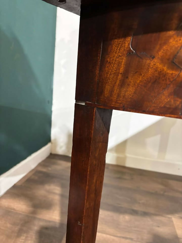 Antique Mahogany D End Tablec