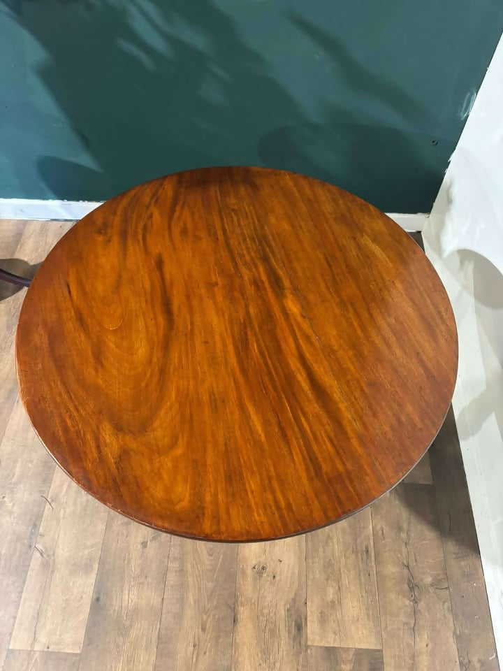 19th Century Mahogany Tripod Tablevv