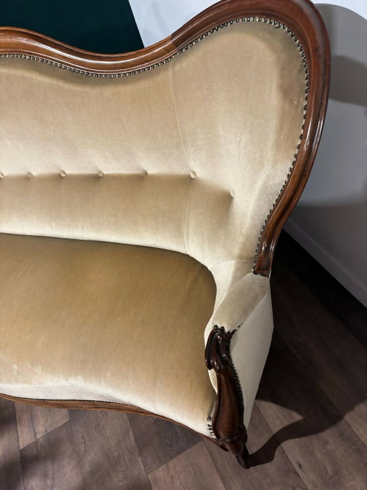 5Victorian Mahogany Framed Sofa5