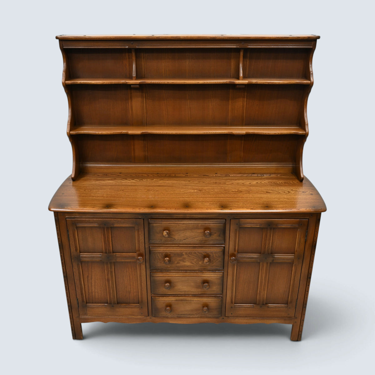 Ercol Dresser Sideboard Top with Cupboard Base & 4 Drawers 282D FREE UK Delivery