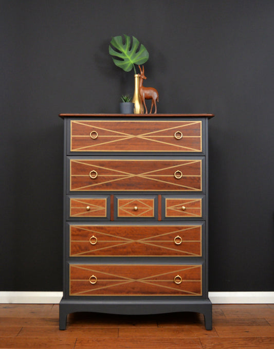 Stag ash tallboy front