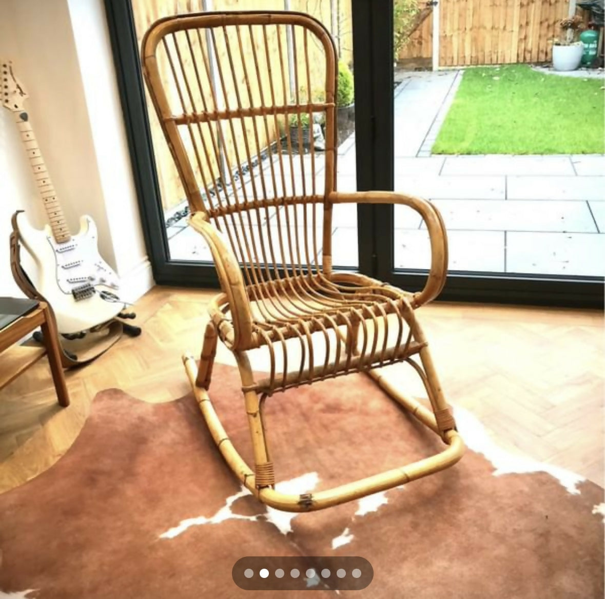 Bamboo rocking chair