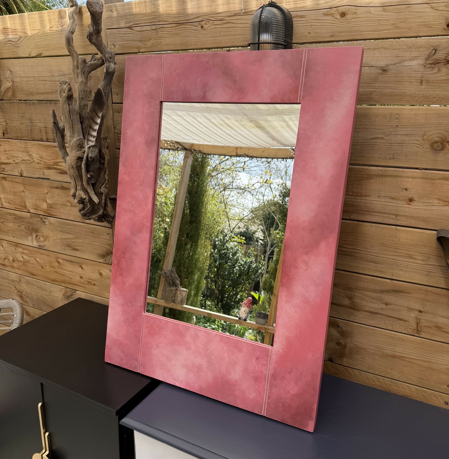 The Dianthus Wall Mirror - Recreated & re-loved hardwood and MDF framed wall mirror