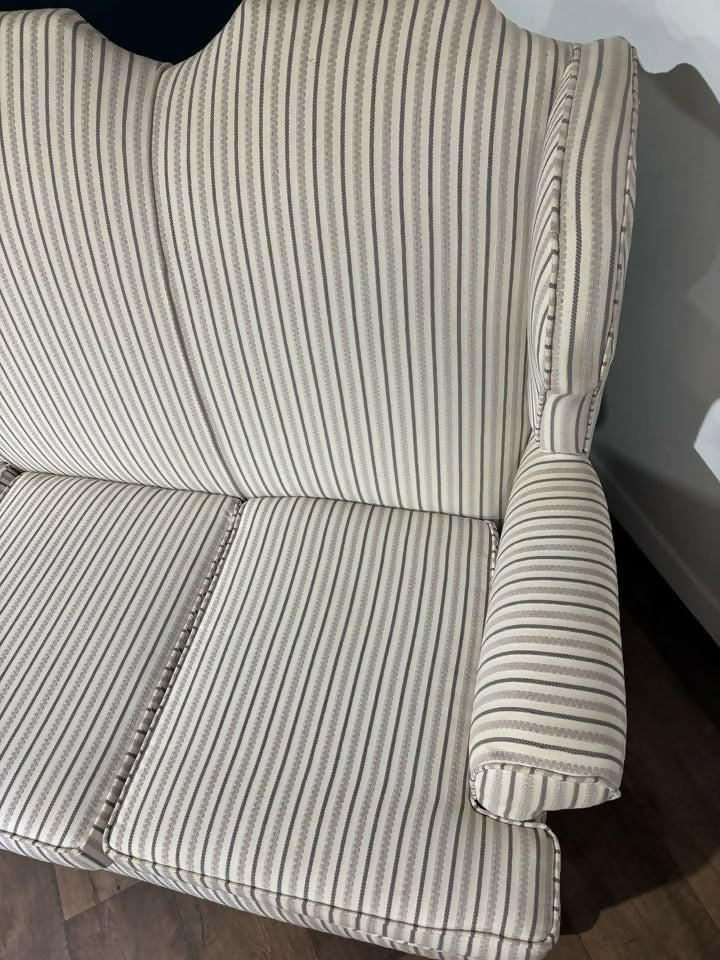 Queen Anne Style Triple Camel Back Sofa77