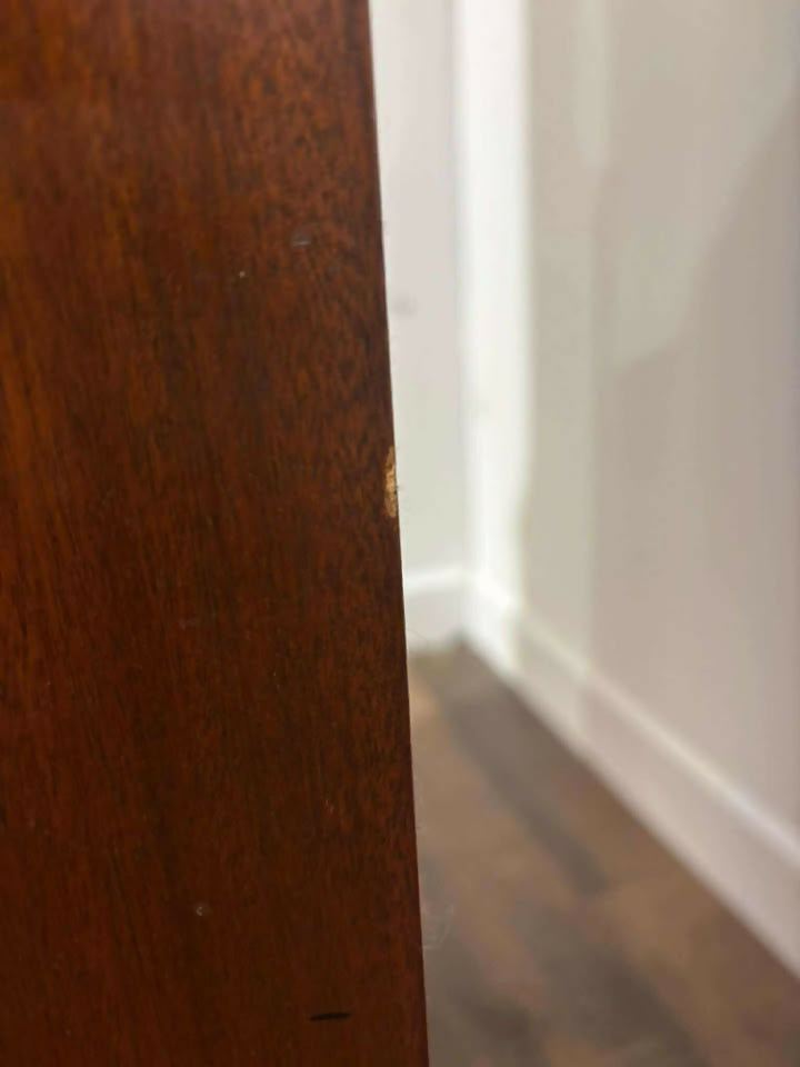 Reproduction Mahogany Corner Cabinet