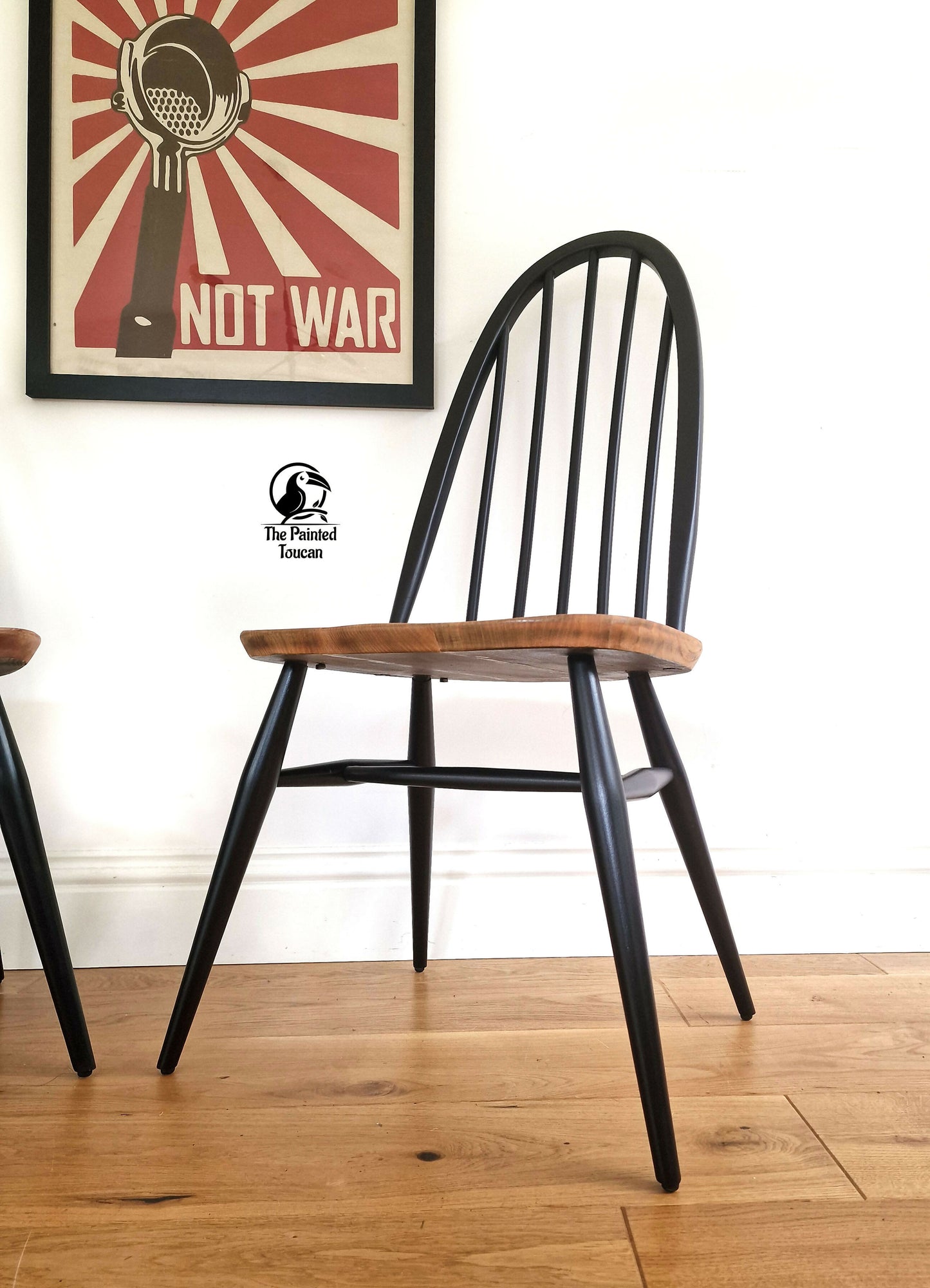 Pair of Ercol Chairs - Black