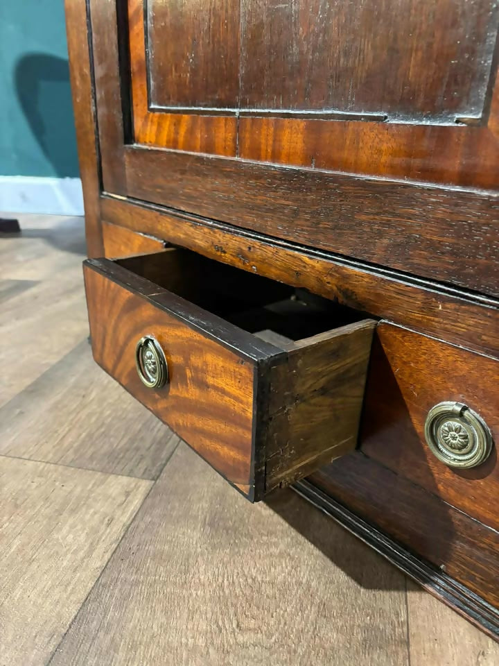Antique Inlaid Corner Cupboardbb