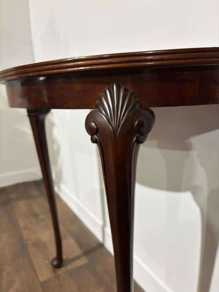 Vintage Mahogany Demi lune Hall Table
