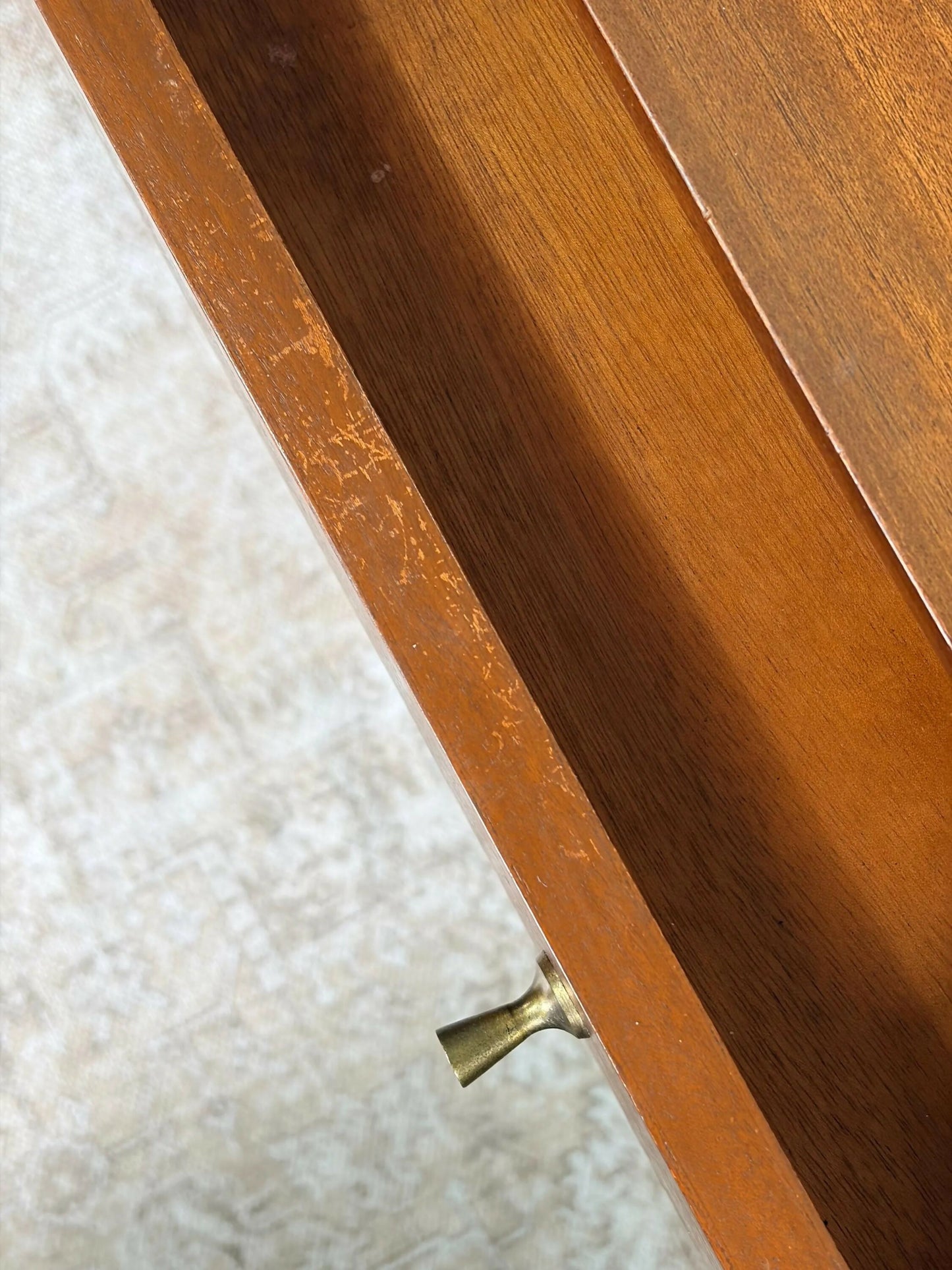Mid century retro vintage dressing table drawers mirror Nathan