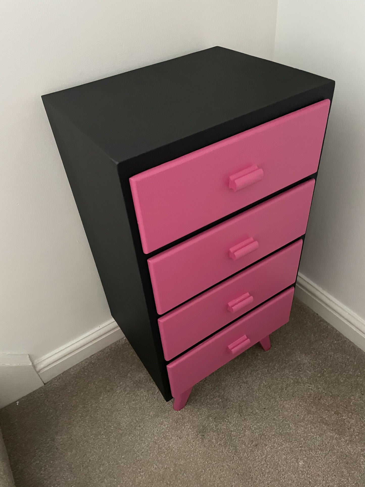 Bespoke Retro Set of small Drawers or Bedside Cabinet